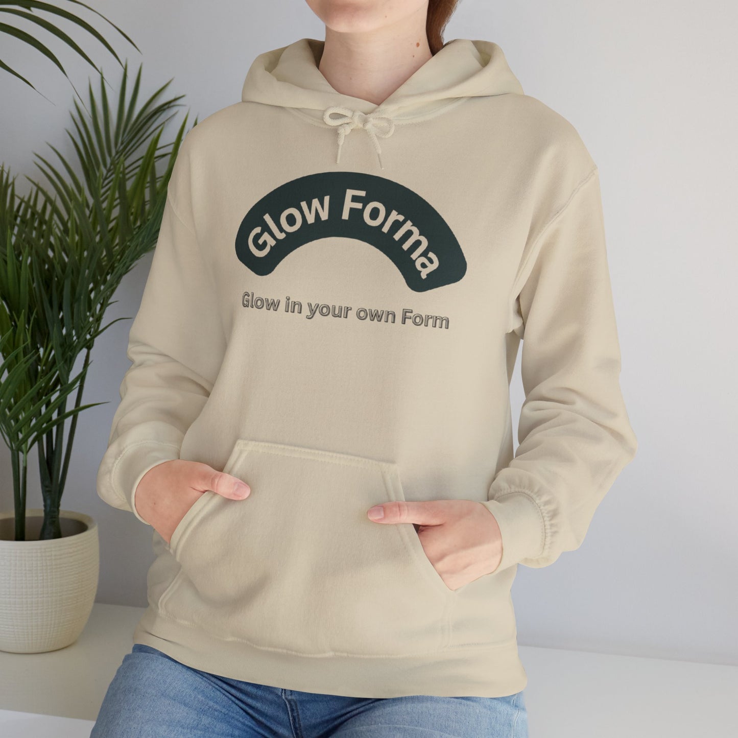 Glow Forma Unisex Heavy Blend™ Hooded Sweatshirt - Embrace Your Unique Glow