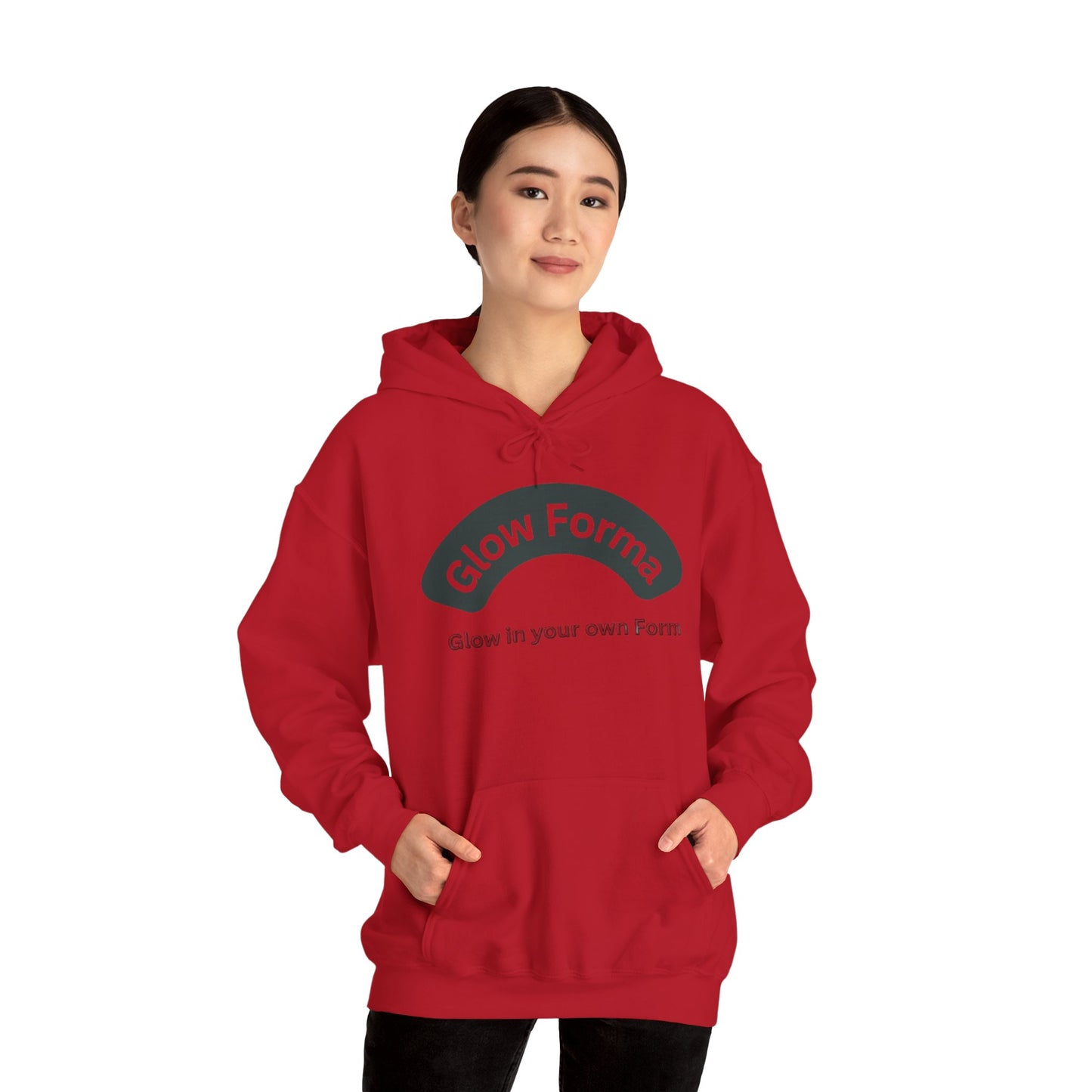 Glow Forma Unisex Heavy Blend™ Hooded Sweatshirt - Embrace Your Unique Glow