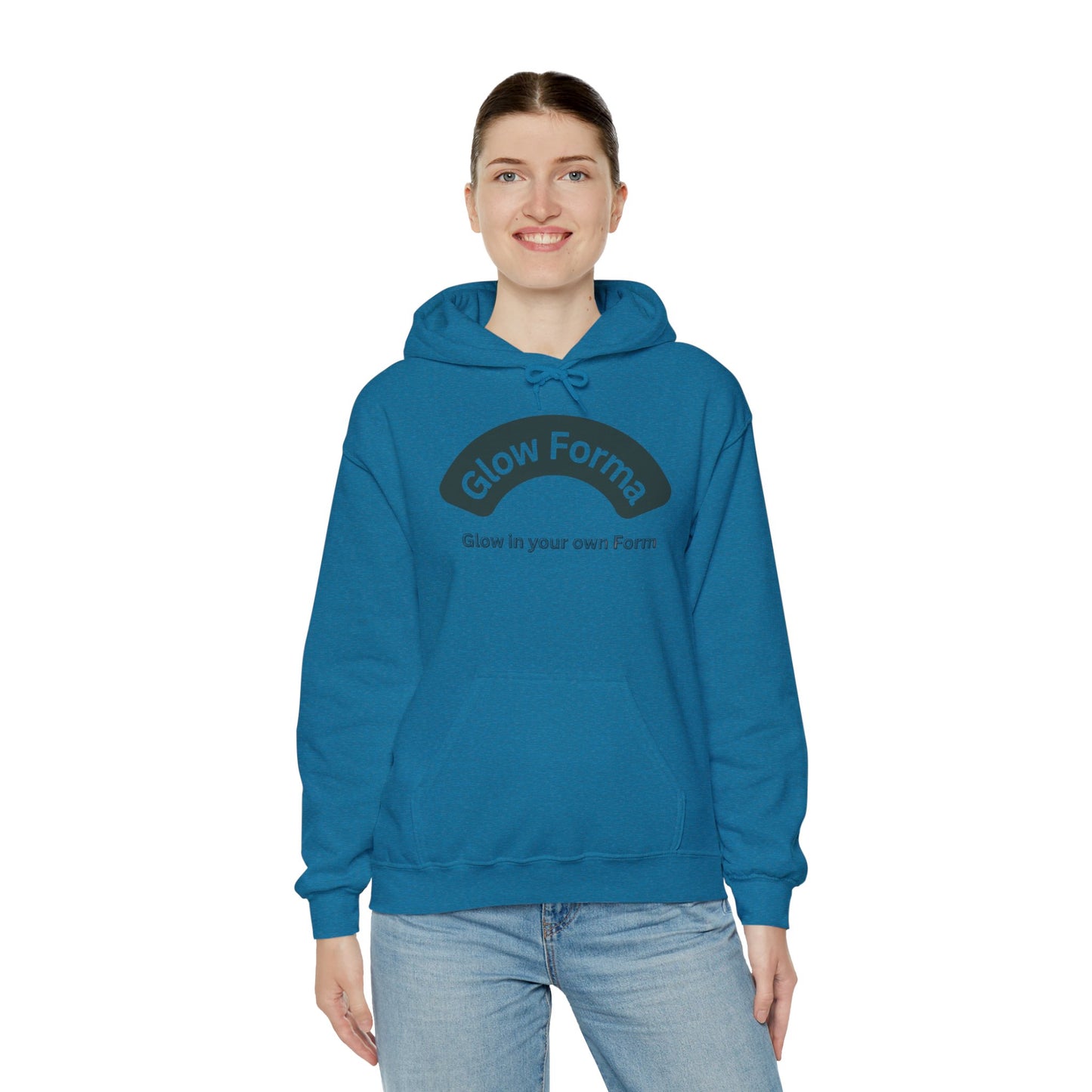Glow Forma Unisex Heavy Blend™ Hooded Sweatshirt - Embrace Your Unique Glow