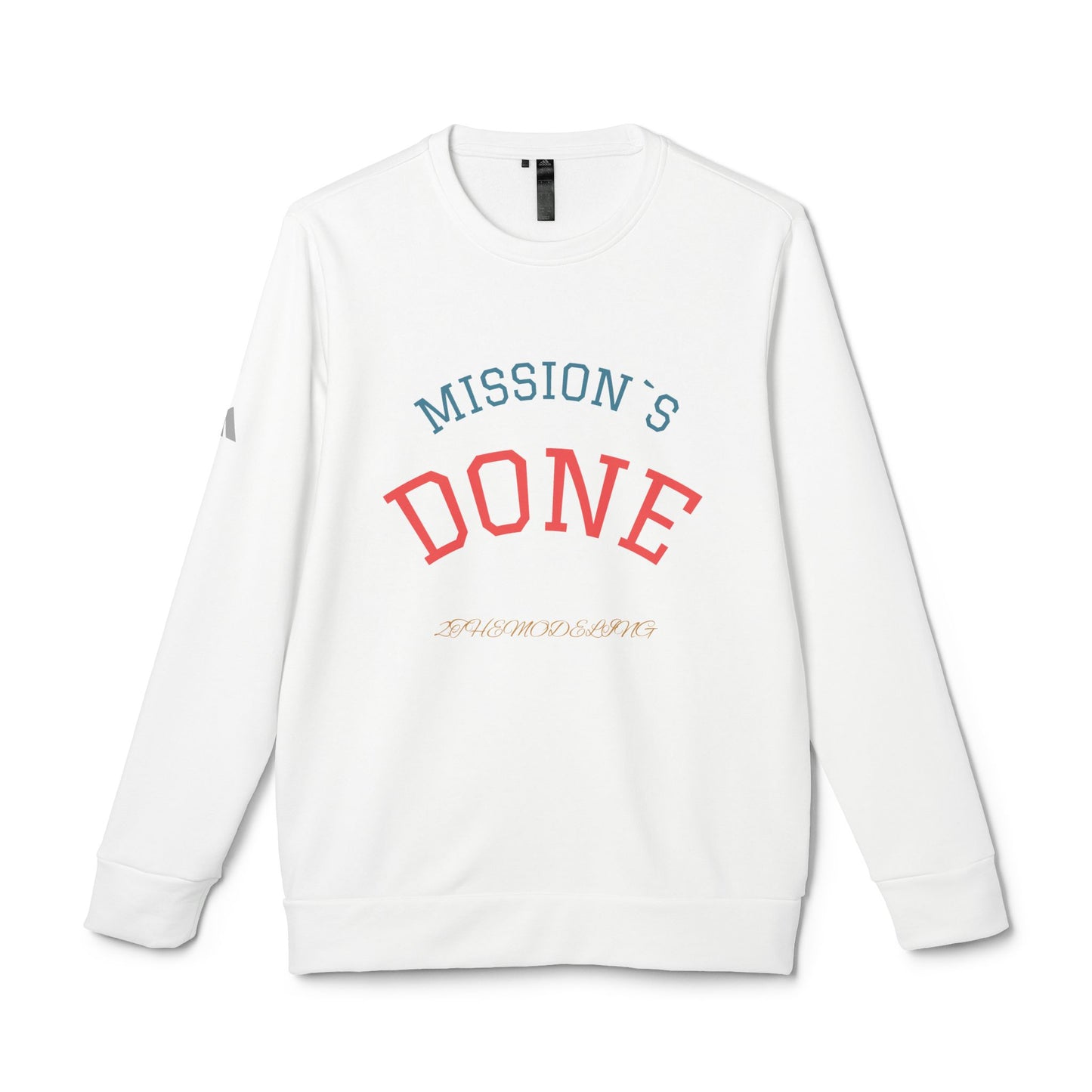 Fleece Sweatshirt – ‘Mission’s Done’ – Cozy, Relaxed Fit with Motivational Message for Comfort & Style