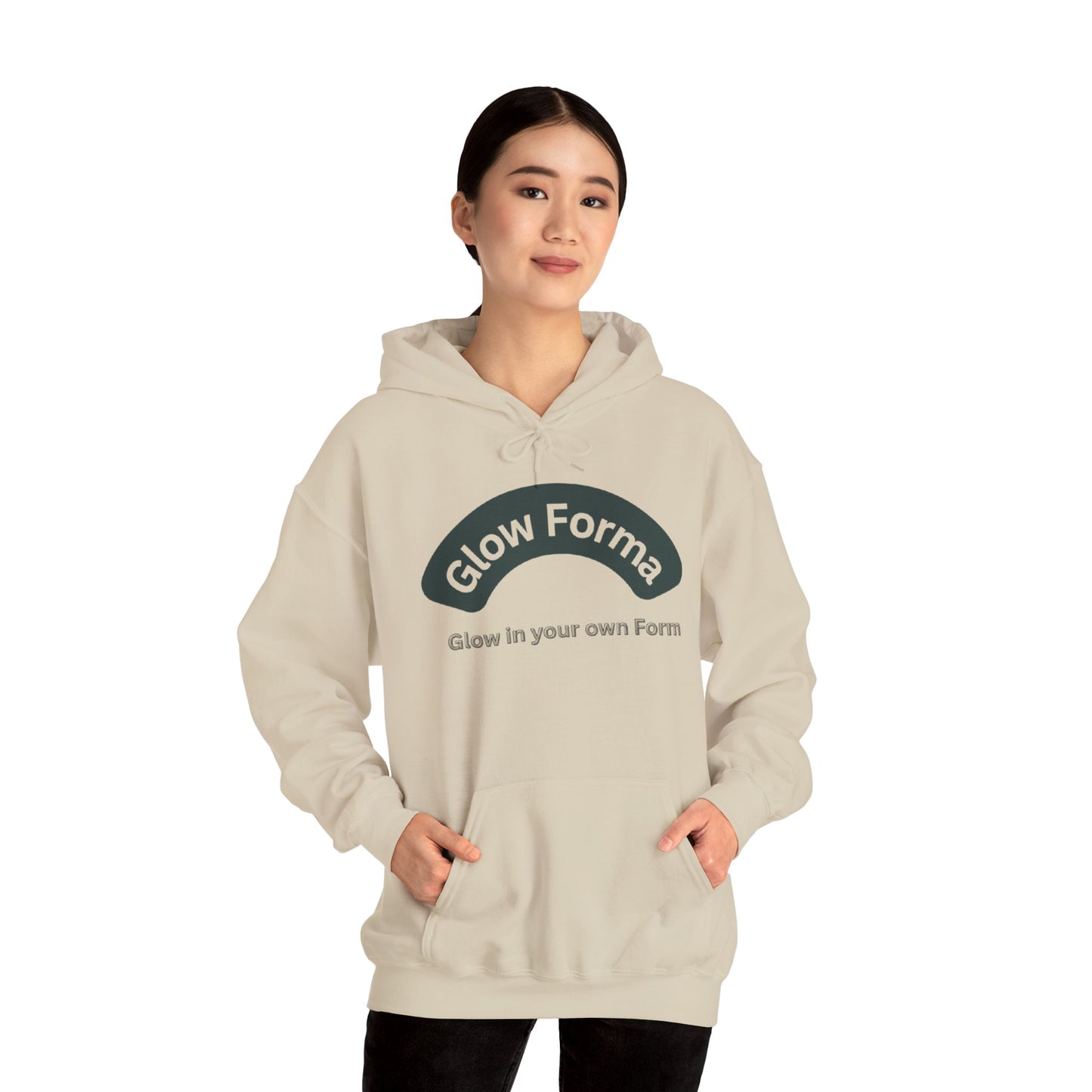 Glow Forma Unisex Heavy Blend™ Hooded Sweatshirt - Embrace Your Unique Glow