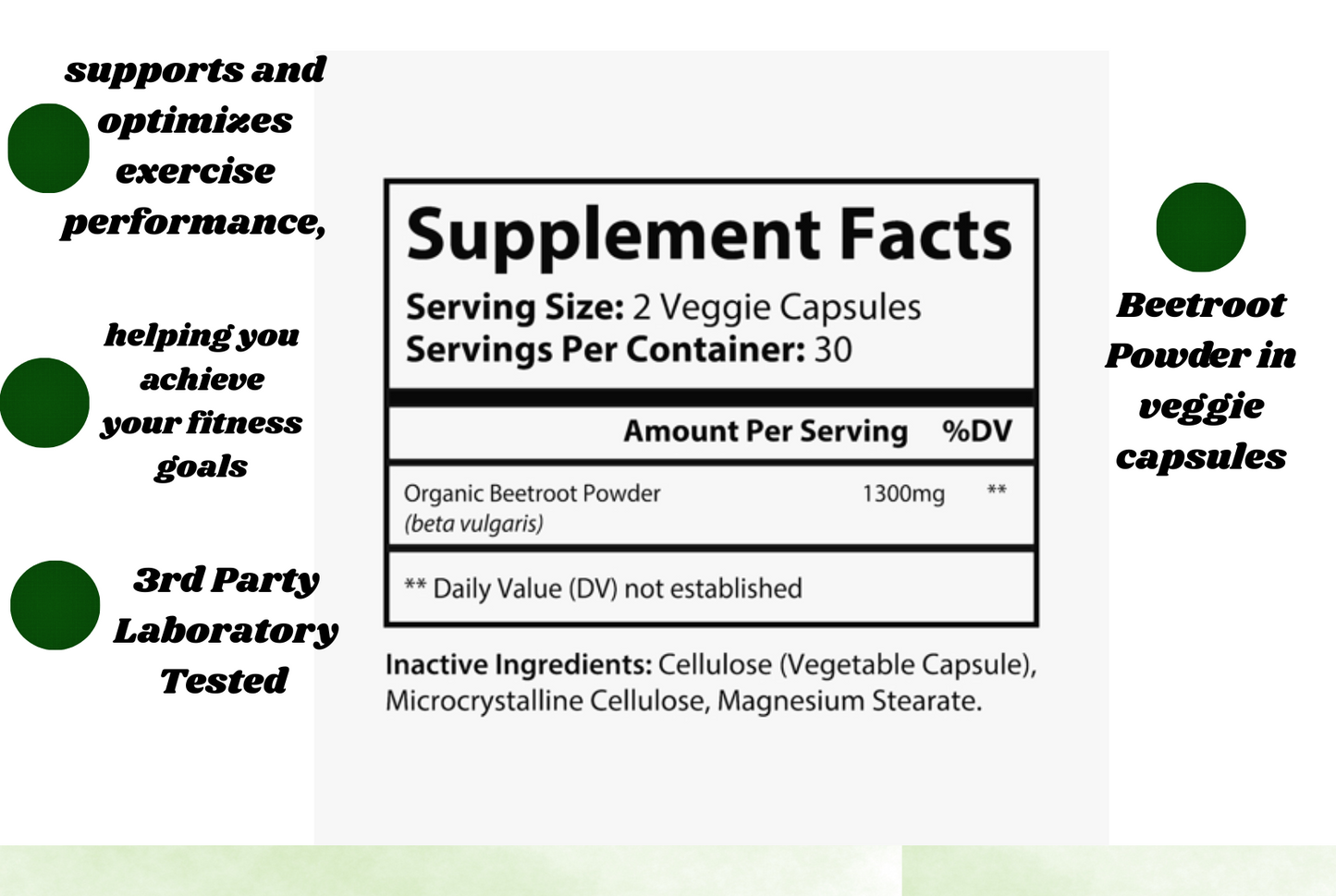 Beetroot Supplement – 60 Capsules | Supports Healthy Blood Flow, Natural Energy & Detoxification – Rich in Nitrates for Stamina, Circulation & Cardiovascular Health