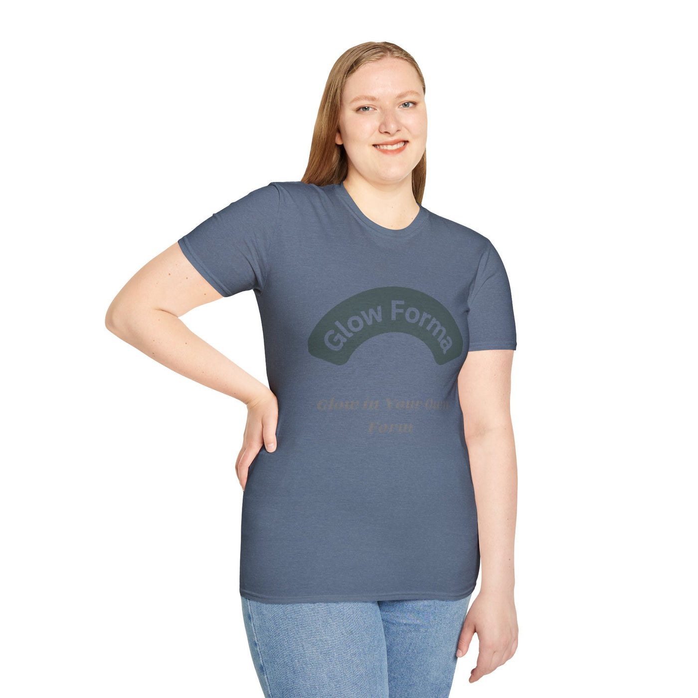 Glow Forma Unisex Softstyle T-Shirt – “Glow in Your Own Form”