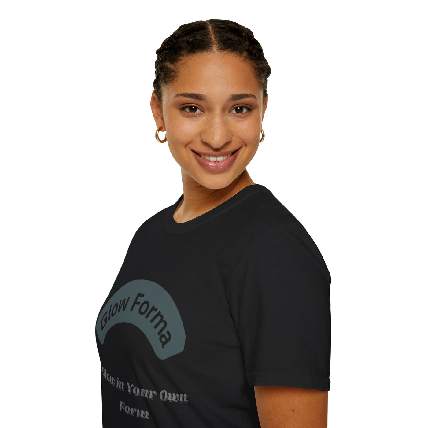 Glow Forma Unisex Softstyle T-Shirt – “Glow in Your Own Form”