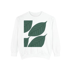 Eco-Friendly Leaf Print Unisex Sweatshirt – Sustainable, Soft, Comfortable Sweatshirt with Nature-Inspired Design for Everyday Casual Wear









