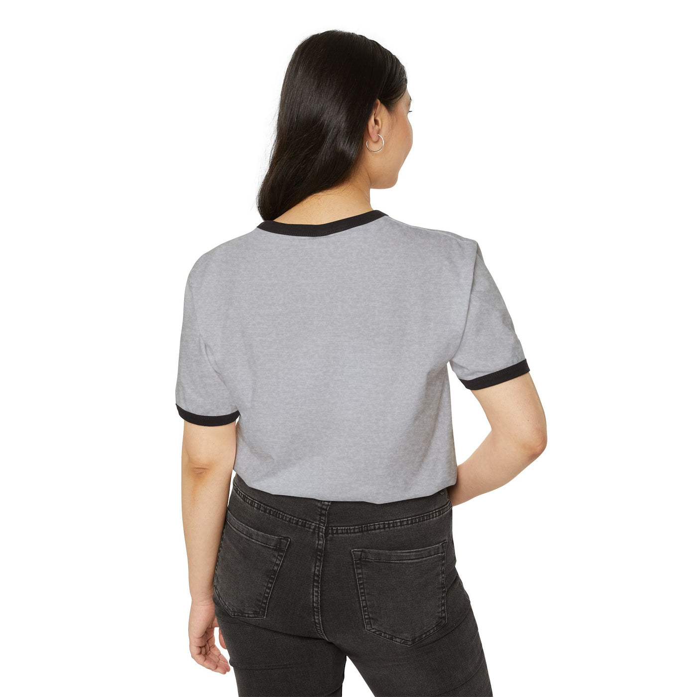 Whale Love Ringer T-Shirt – Eco-Friendly Cotton Tee | Casual & Sustainable