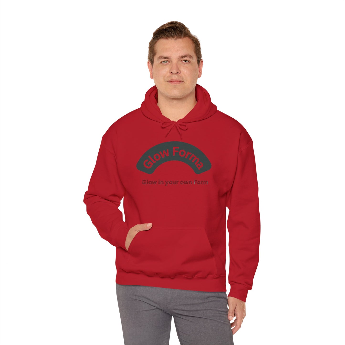 Glow Forma Unisex Heavy Blend™ Hooded Sweatshirt - Embrace Your Unique Glow