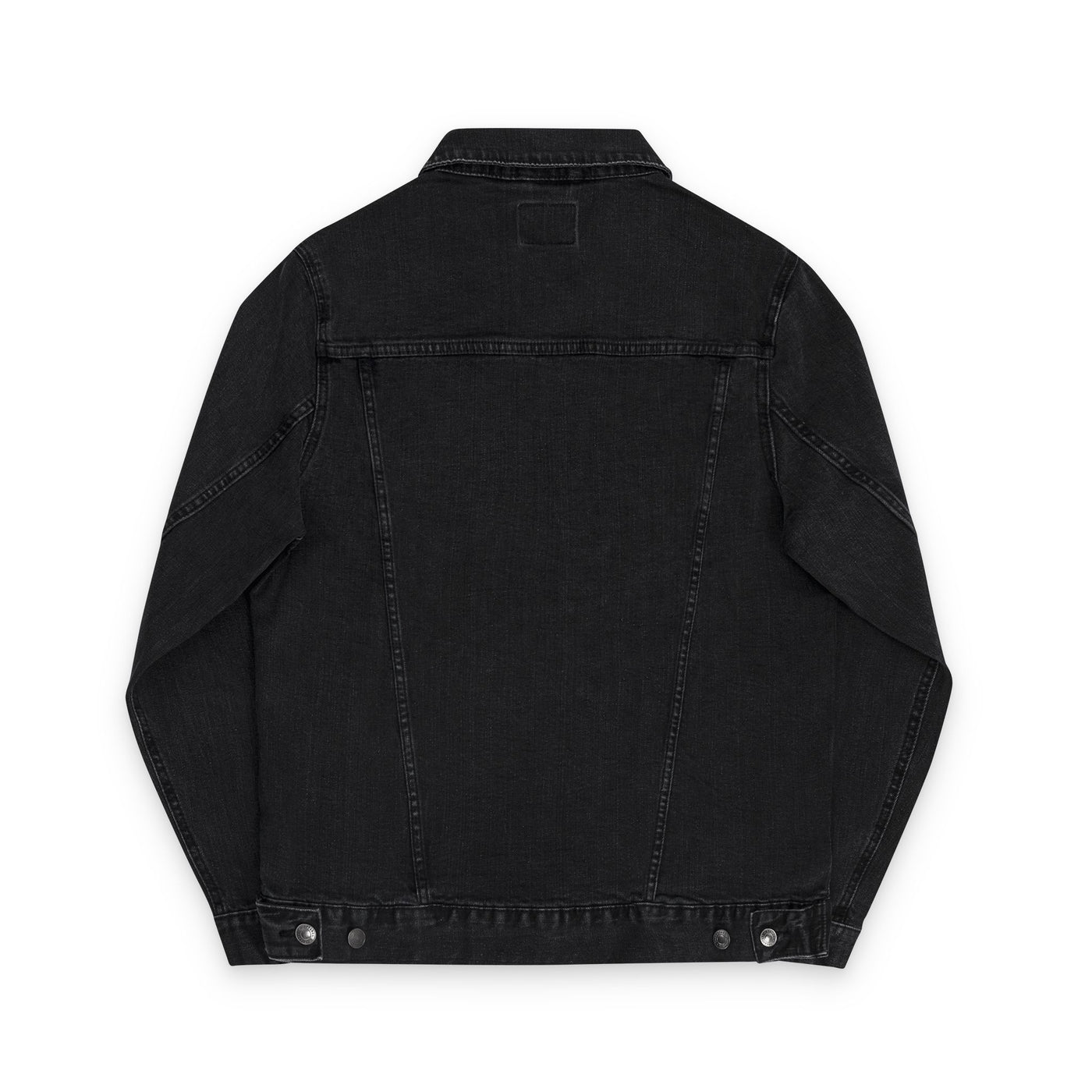 Vintage Wash Embroidered Denim Jacket – Unisex Stylish Outerwear