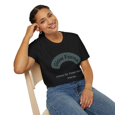 Glow Forma Unisex Softstyle T-Shirt – “Glow in Your Own Form”