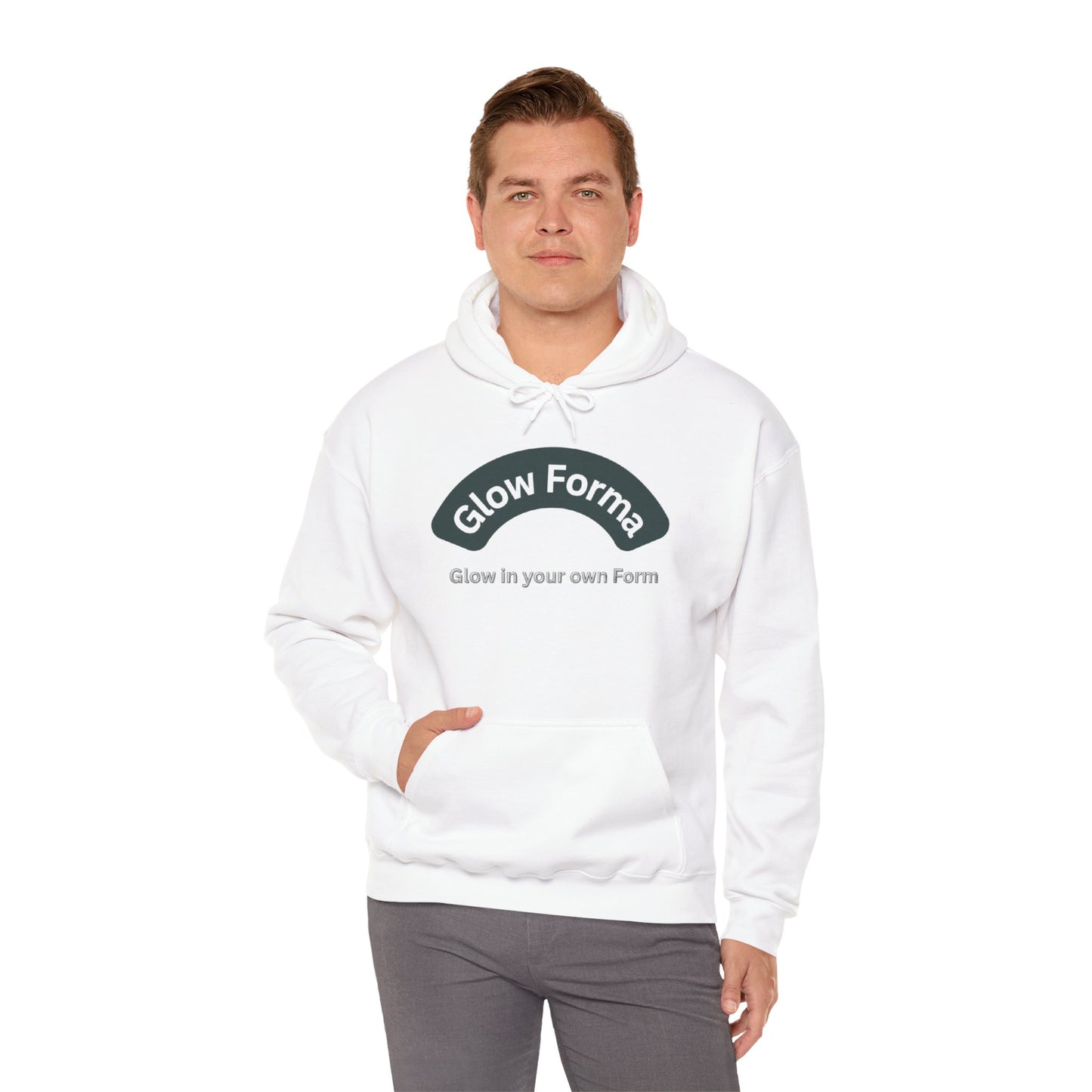 Glow Forma Unisex Heavy Blend™ Hooded Sweatshirt - Embrace Your Unique Glow