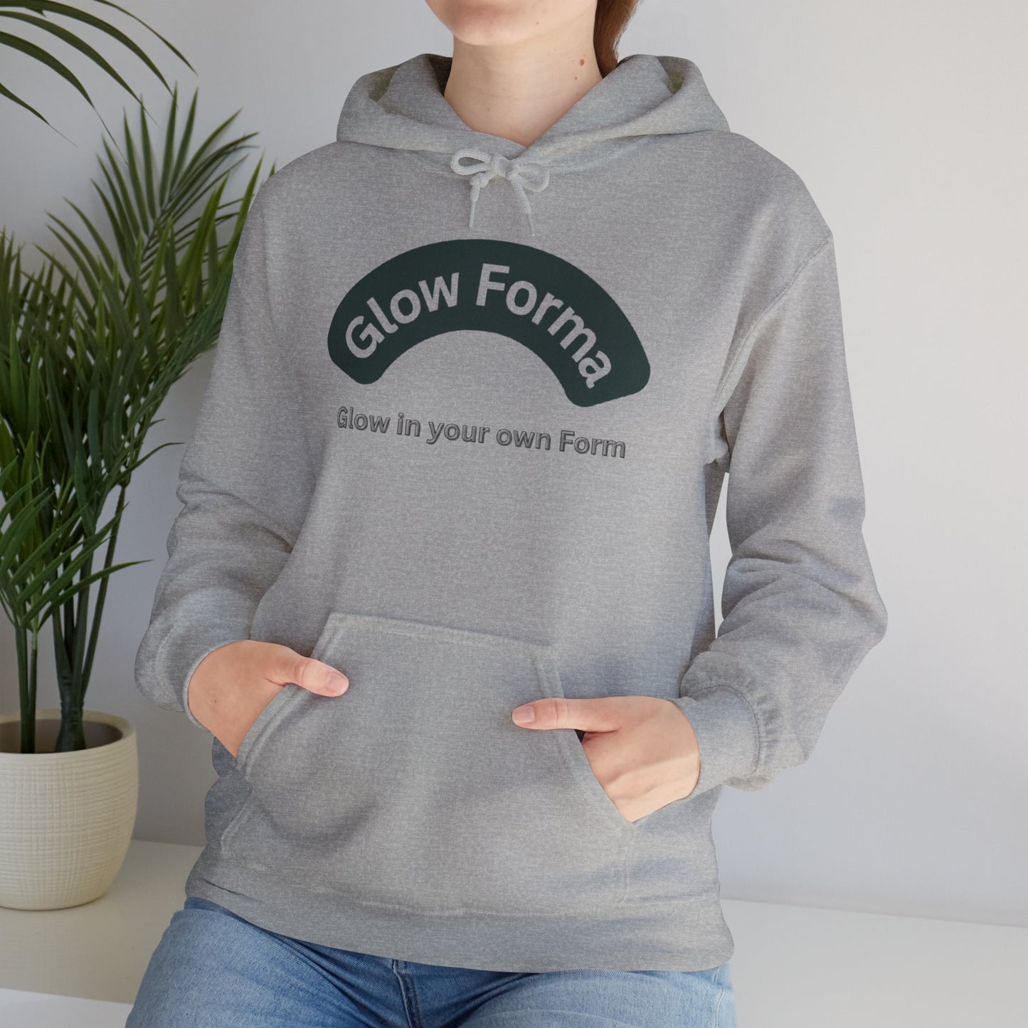 Glow Forma Unisex Heavy Blend™ Hooded Sweatshirt - Embrace Your Unique Glow
