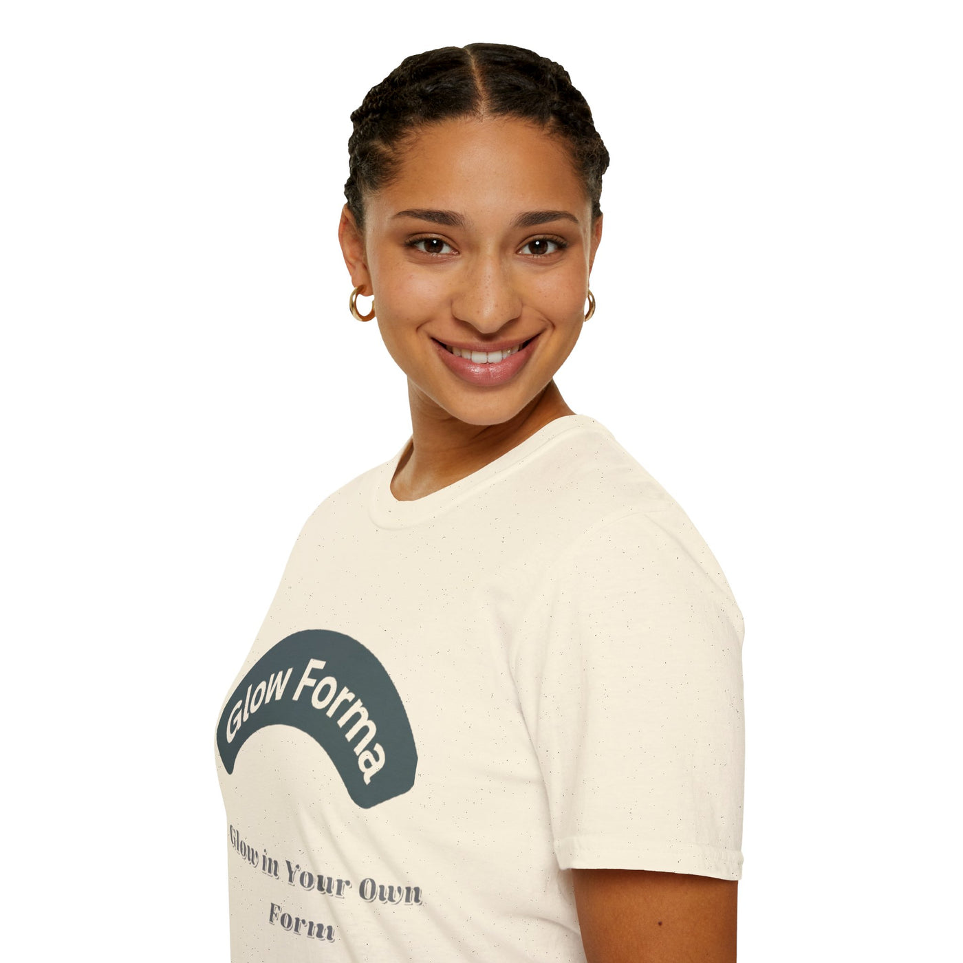 Glow Forma Unisex Softstyle T-Shirt – “Glow in Your Own Form”