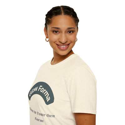 Glow Forma Unisex Softstyle T-Shirt – “Glow in Your Own Form”