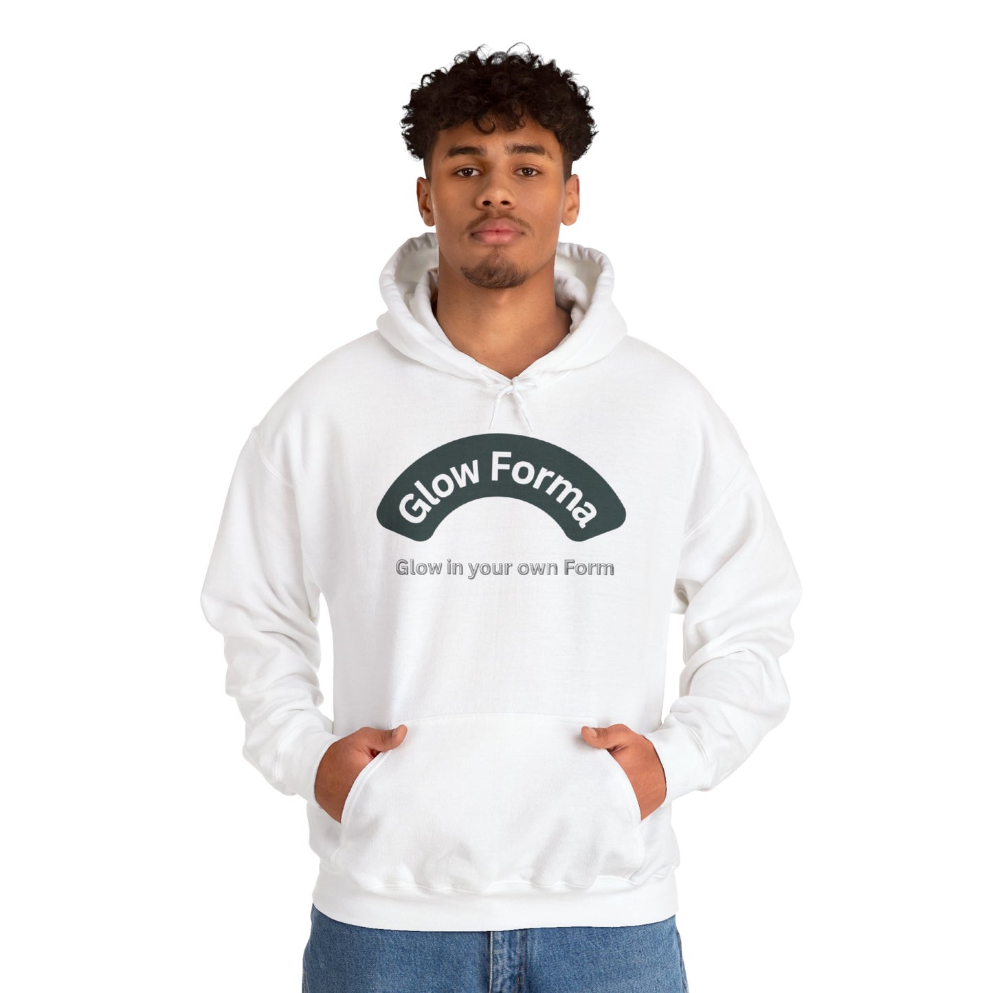Glow Forma Unisex Heavy Blend™ Hooded Sweatshirt - Embrace Your Unique Glow