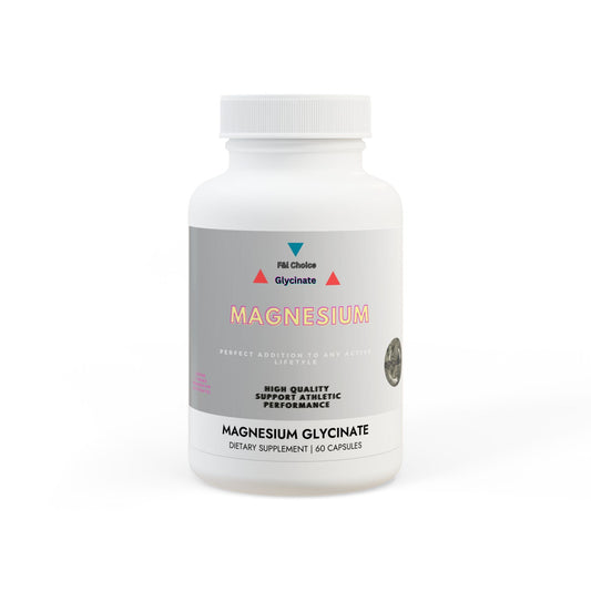 Magnesium Glycinate Supplement – 60 Capsules | High-Absorption Formula for Relaxation, Better Sleep, and Calm Support – Promotes Heart Health – Third-Party Tested, Gentle on Stomach