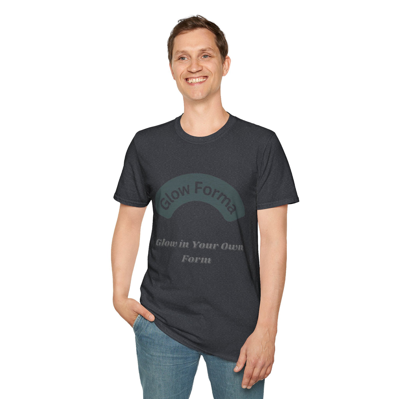 Glow Forma Unisex Softstyle T-Shirt – “Glow in Your Own Form”