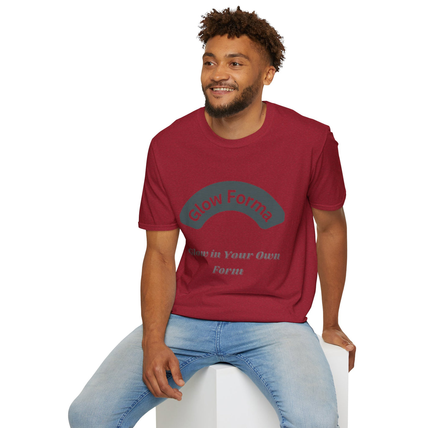 Glow Forma Unisex Softstyle T-Shirt – “Glow in Your Own Form”