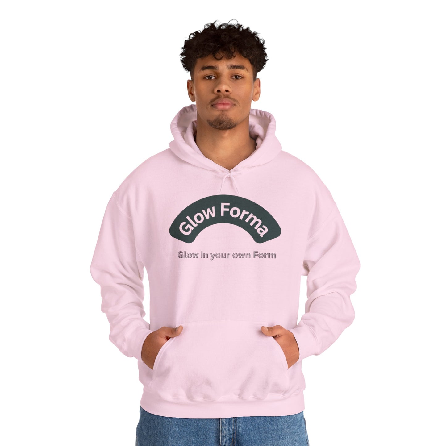 Glow Forma Unisex Heavy Blend™ Hooded Sweatshirt - Embrace Your Unique Glow