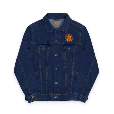 Vintage Wash Embroidered Denim Jacket – Unisex Stylish Outerwear with Artistic Embroidery – Durable, Bold, and Unique Statement Piece








