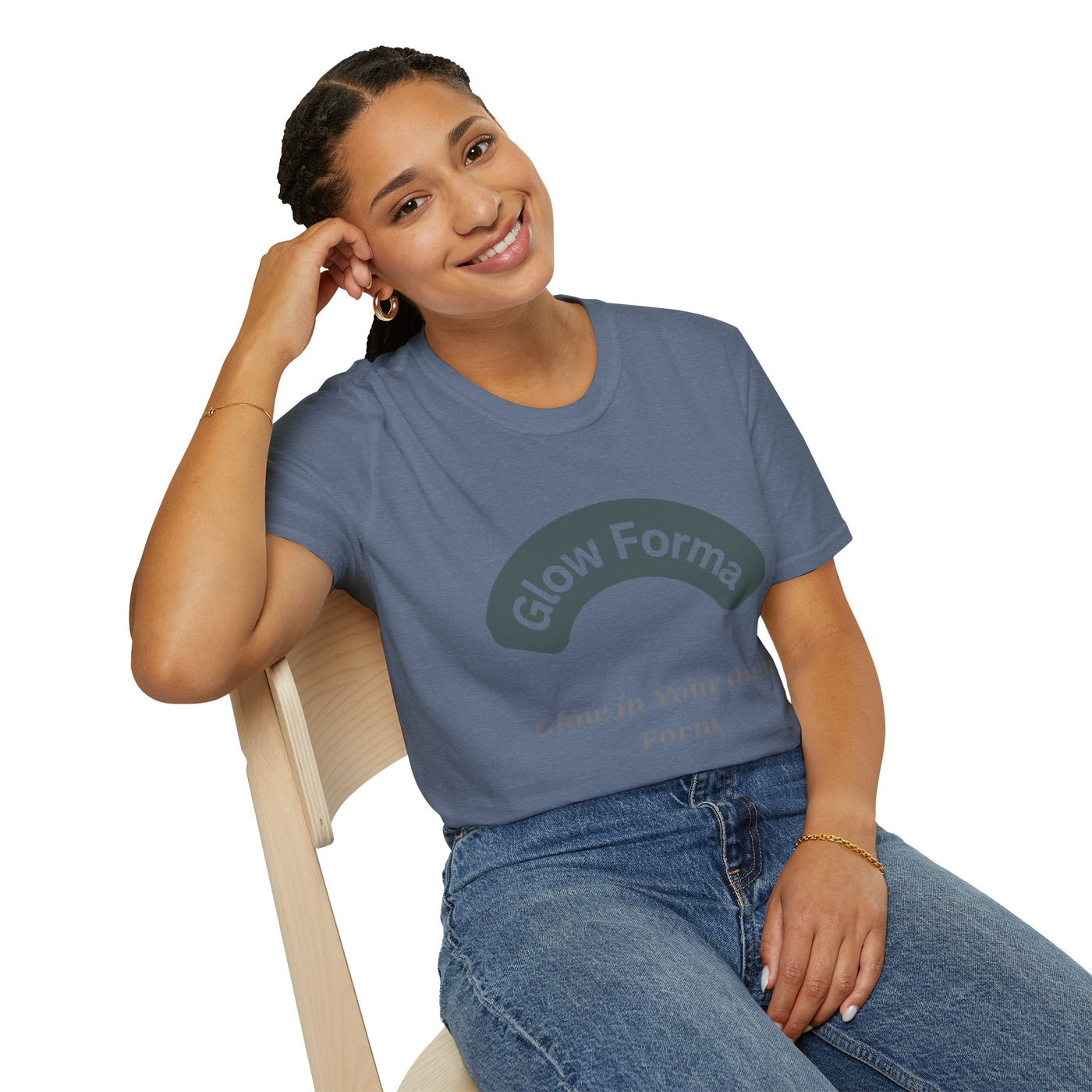 Glow Forma Unisex Softstyle T-Shirt – “Glow in Your Own Form”