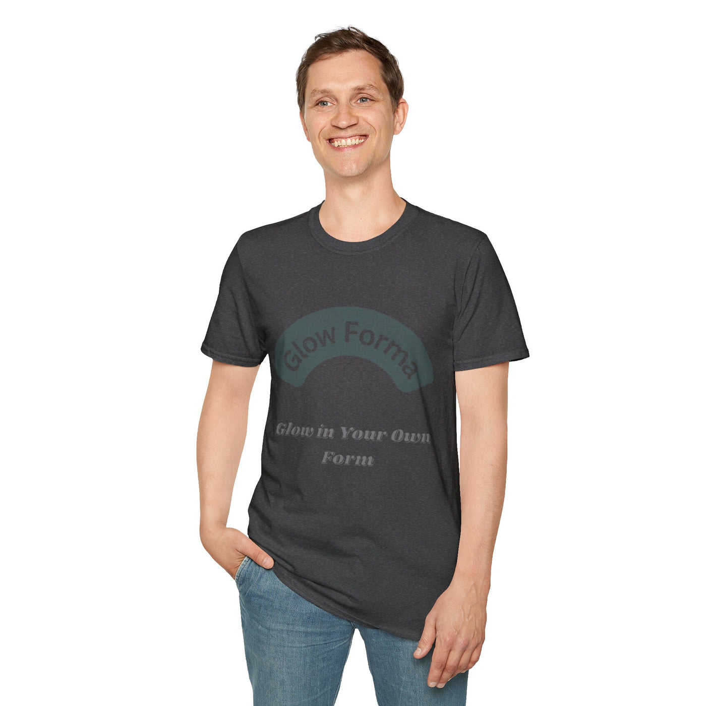 Glow Forma Unisex Softstyle T-Shirt – “Glow in Your Own Form”