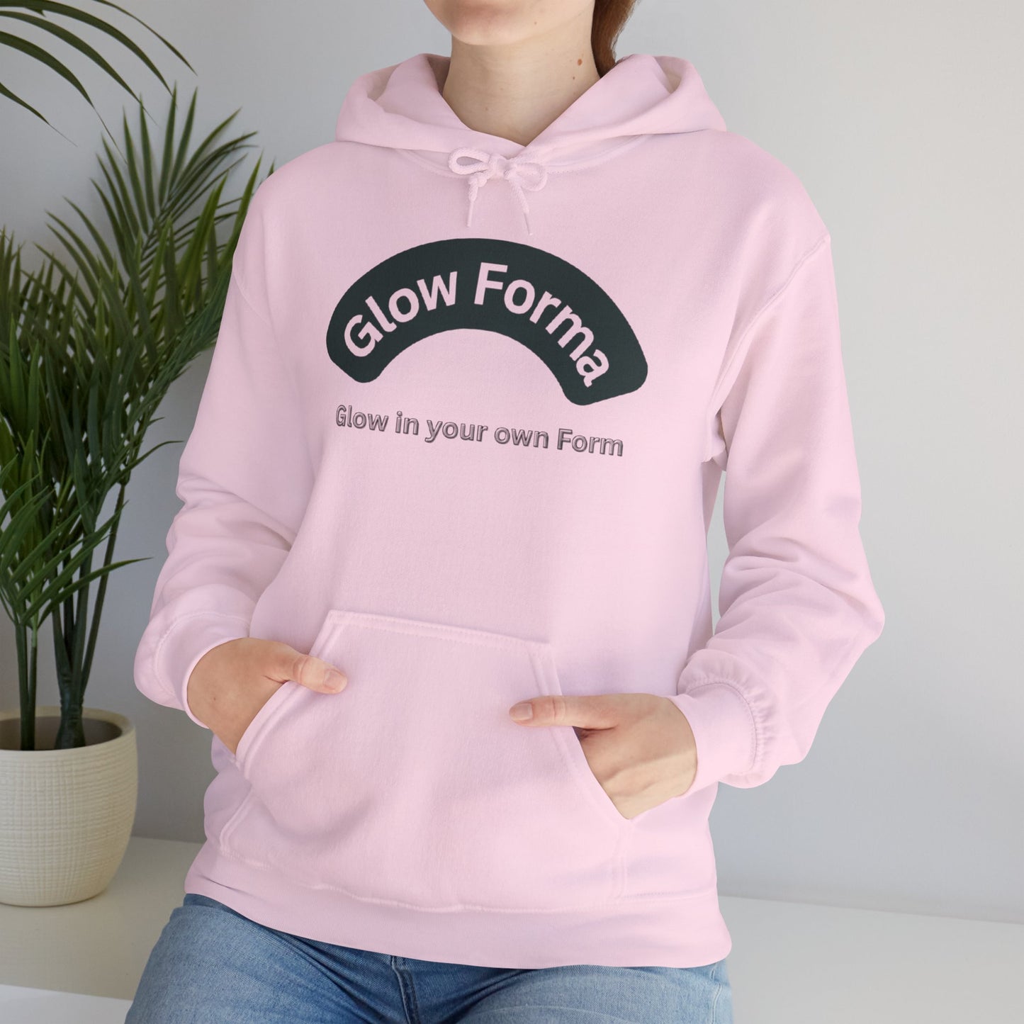 Glow Forma Unisex Heavy Blend™ Hooded Sweatshirt - Embrace Your Unique Glow