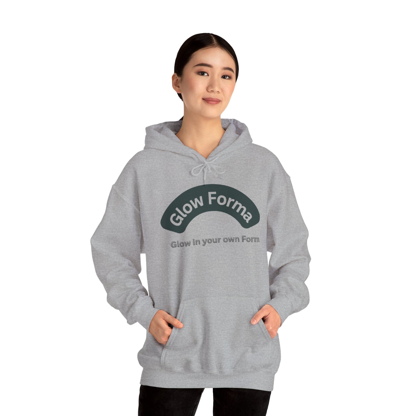 Glow Forma Unisex Heavy Blend™ Hooded Sweatshirt - Embrace Your Unique Glow