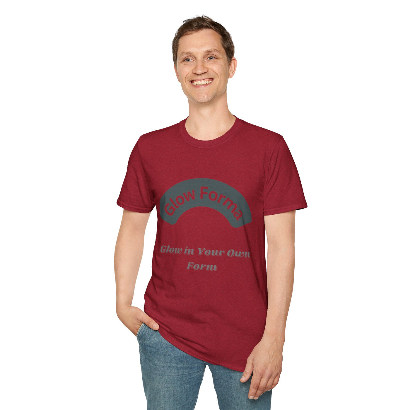 Glow Forma Unisex Softstyle T-Shirt – “Glow in Your Own Form”