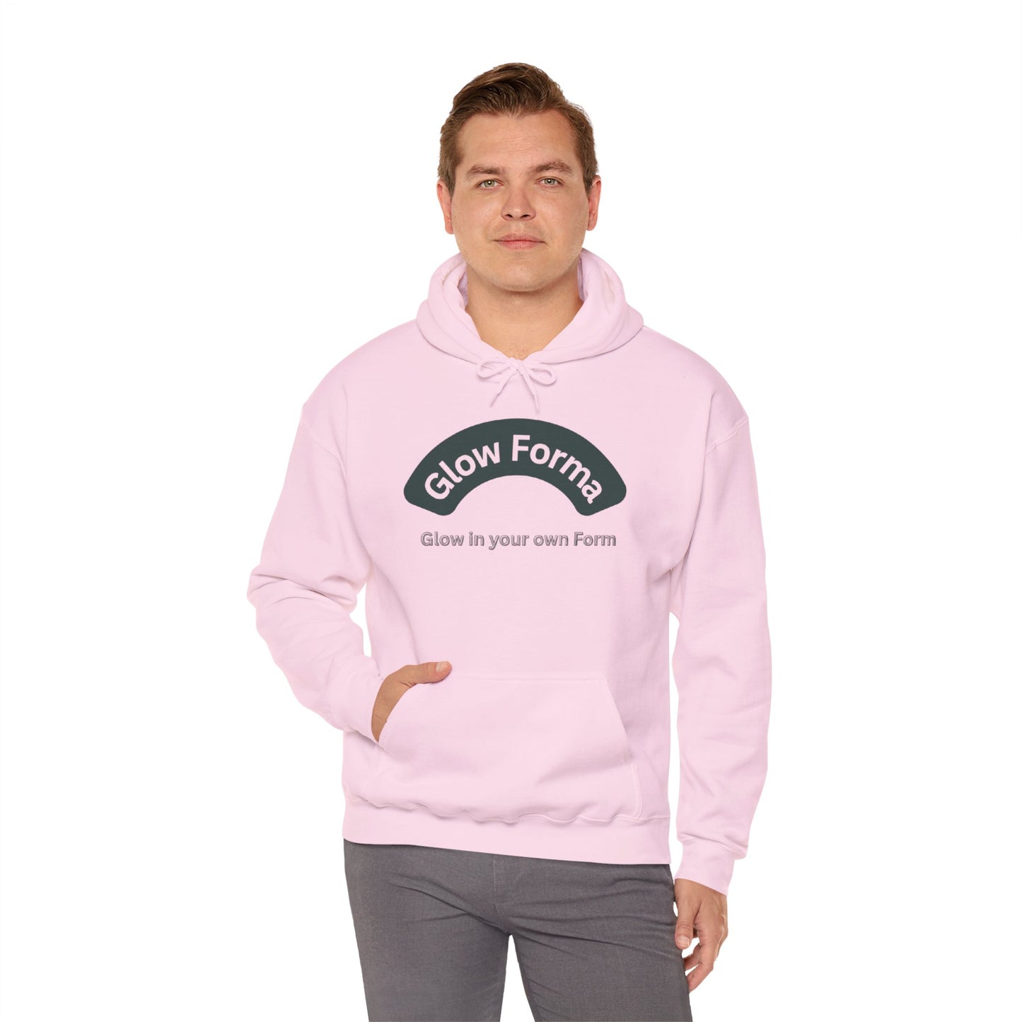 Glow Forma Unisex Heavy Blend™ Hooded Sweatshirt - Embrace Your Unique Glow