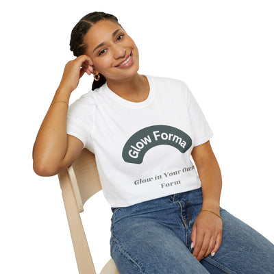 Glow Forma Unisex Softstyle T-Shirt – “Glow in Your Own Form”