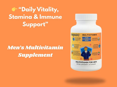 Men’s Multivitamin  – Daily Vitamins & Minerals for Wellness