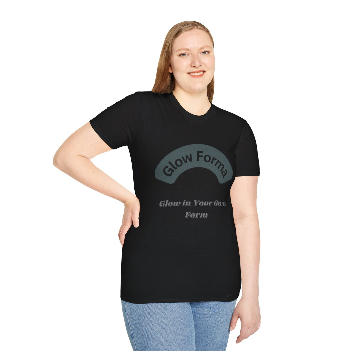 Glow Forma Unisex Softstyle T-Shirt – “Glow in Your Own Form”