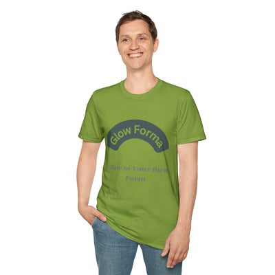 Glow Forma Unisex Softstyle T-Shirt – “Glow in Your Own Form”