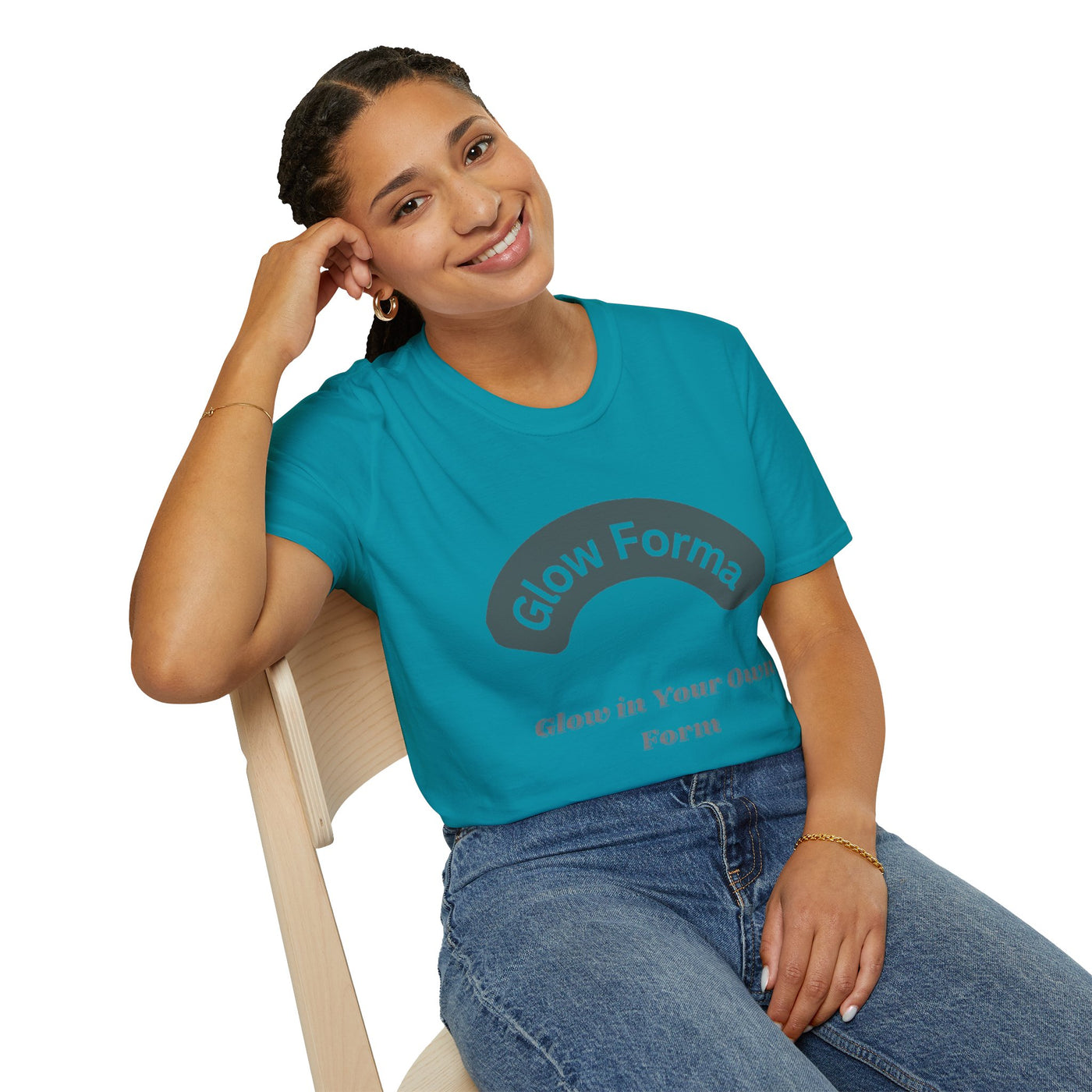 Glow Forma Unisex Softstyle T-Shirt – “Glow in Your Own Form”