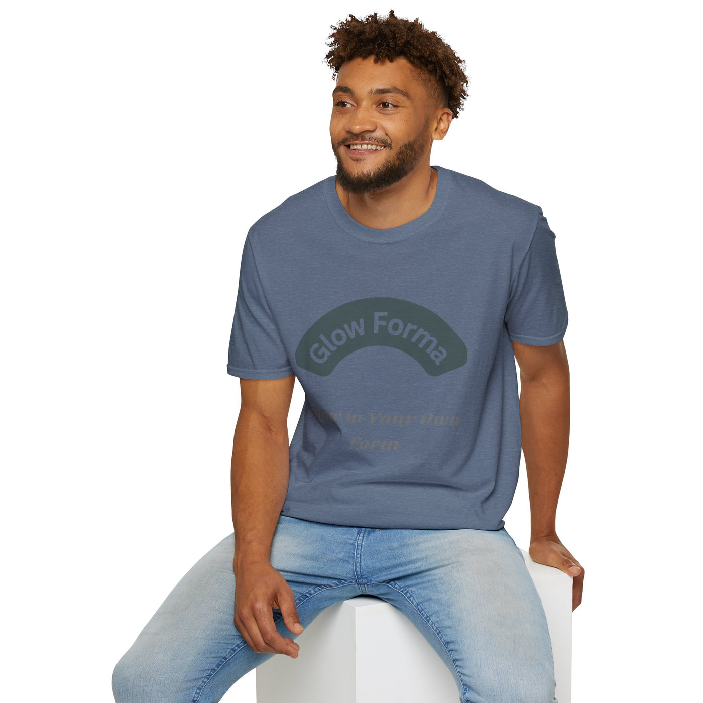 Glow Forma Unisex Softstyle T-Shirt – “Glow in Your Own Form”