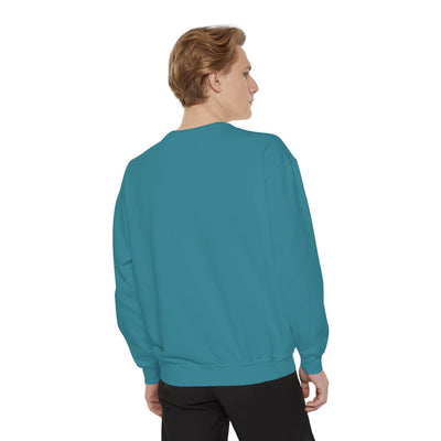 “Remember Who You Are” Sweatshirt – Unisex Garment-Dyed Crewneck | Comfortable & Inspirational Style