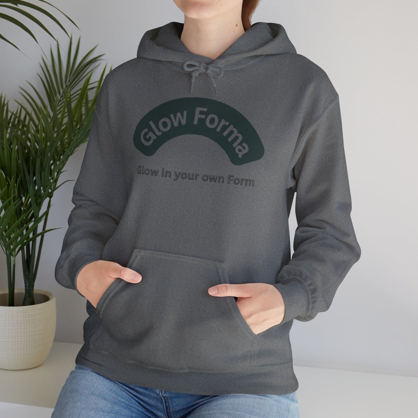 Glow Forma Unisex Heavy Blend™ Hooded Sweatshirt - Embrace Your Unique Glow