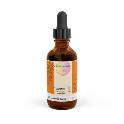 Hair Growth Tonic – 2oz | Natural Formula with Biotin & Turmeric for Thicker, Stronger Hair – Supports Scalp Health & Reduces Thinning








