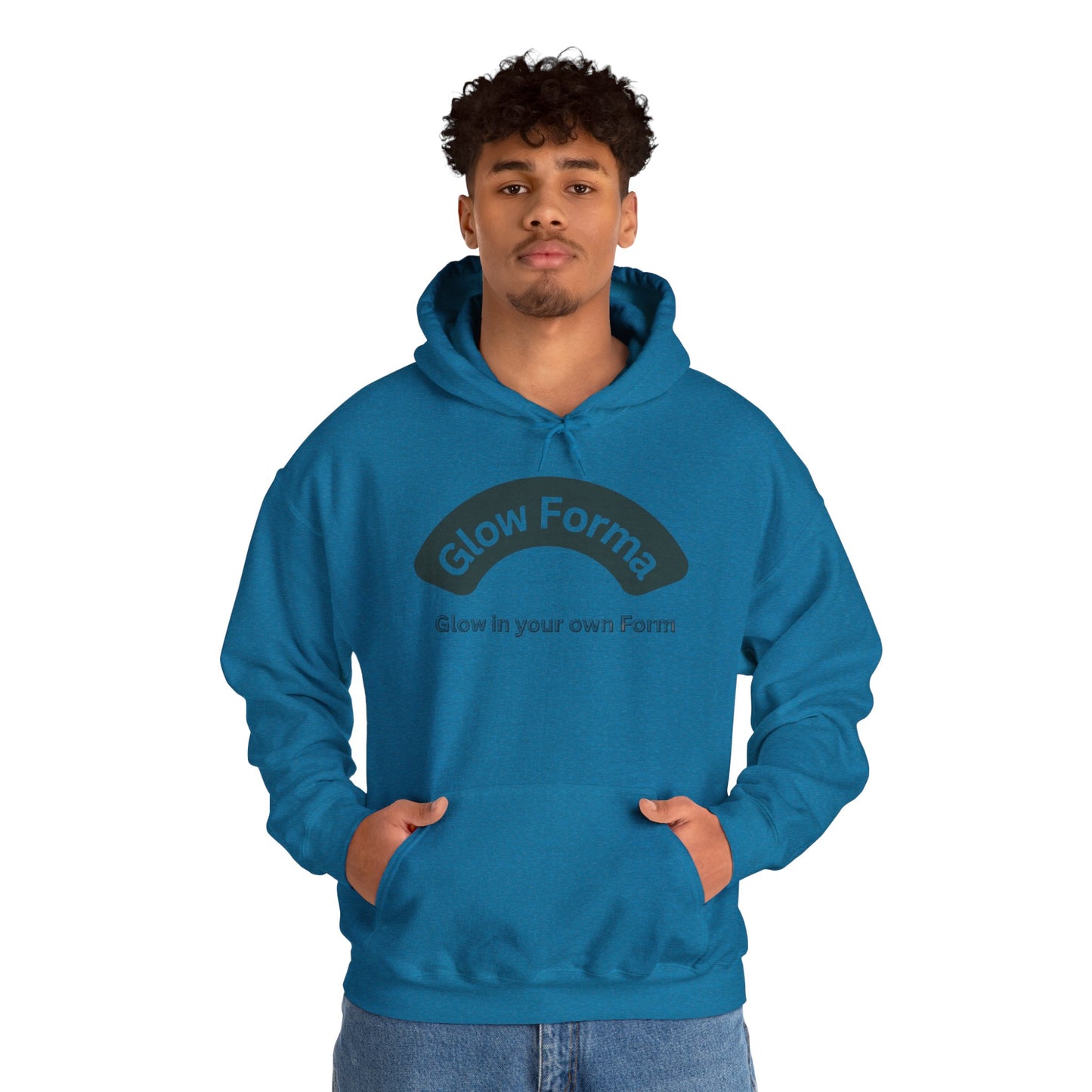 Glow Forma Unisex Heavy Blend™ Hooded Sweatshirt - Embrace Your Unique Glow