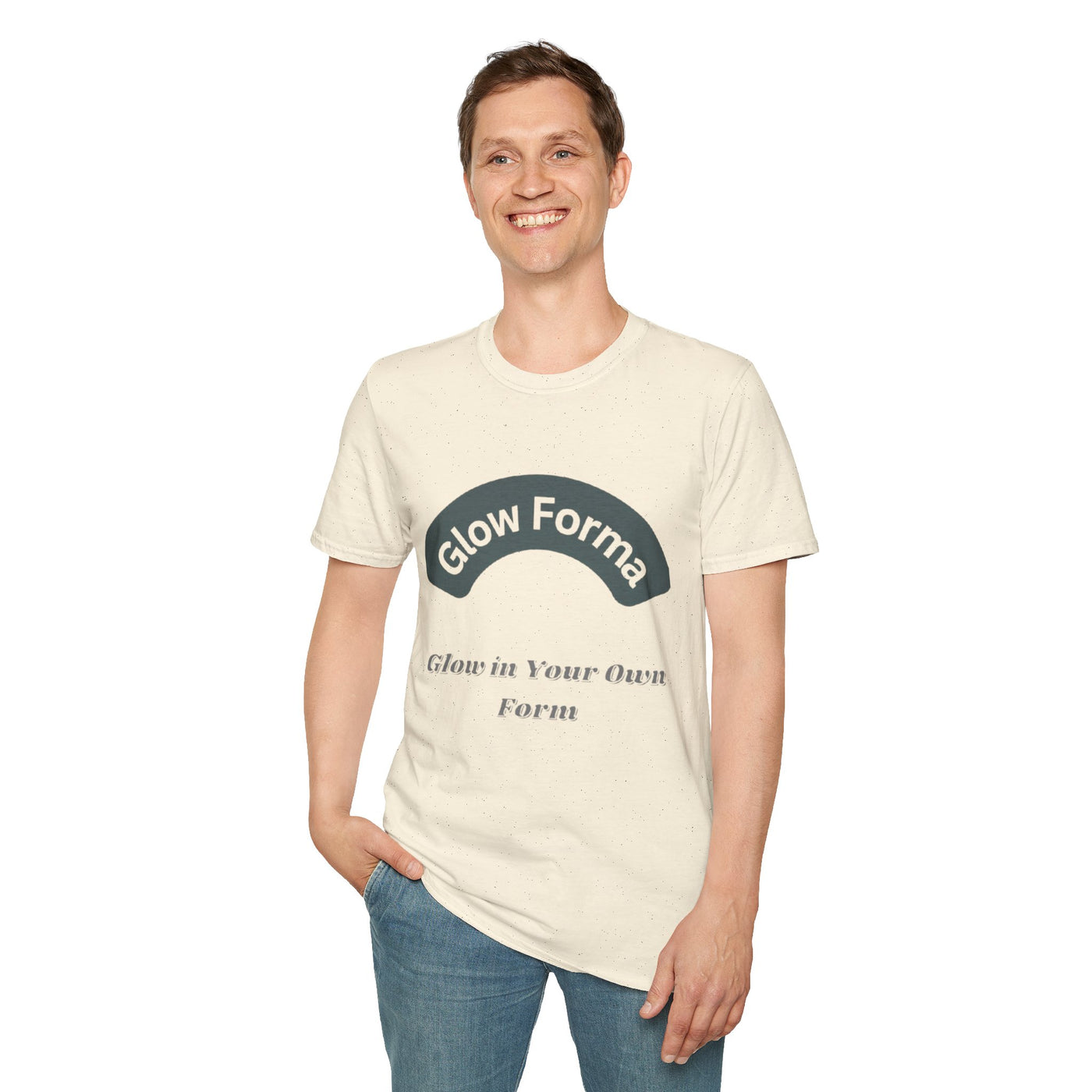 Glow Forma Unisex Softstyle T-Shirt – “Glow in Your Own Form”