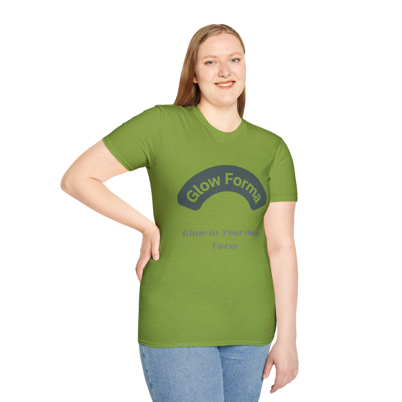 Glow Forma Unisex Softstyle T-Shirt – “Glow in Your Own Form”