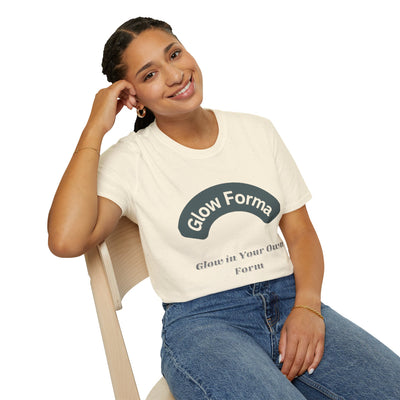 Glow Forma Unisex Softstyle T-Shirt – “Glow in Your Own Form”