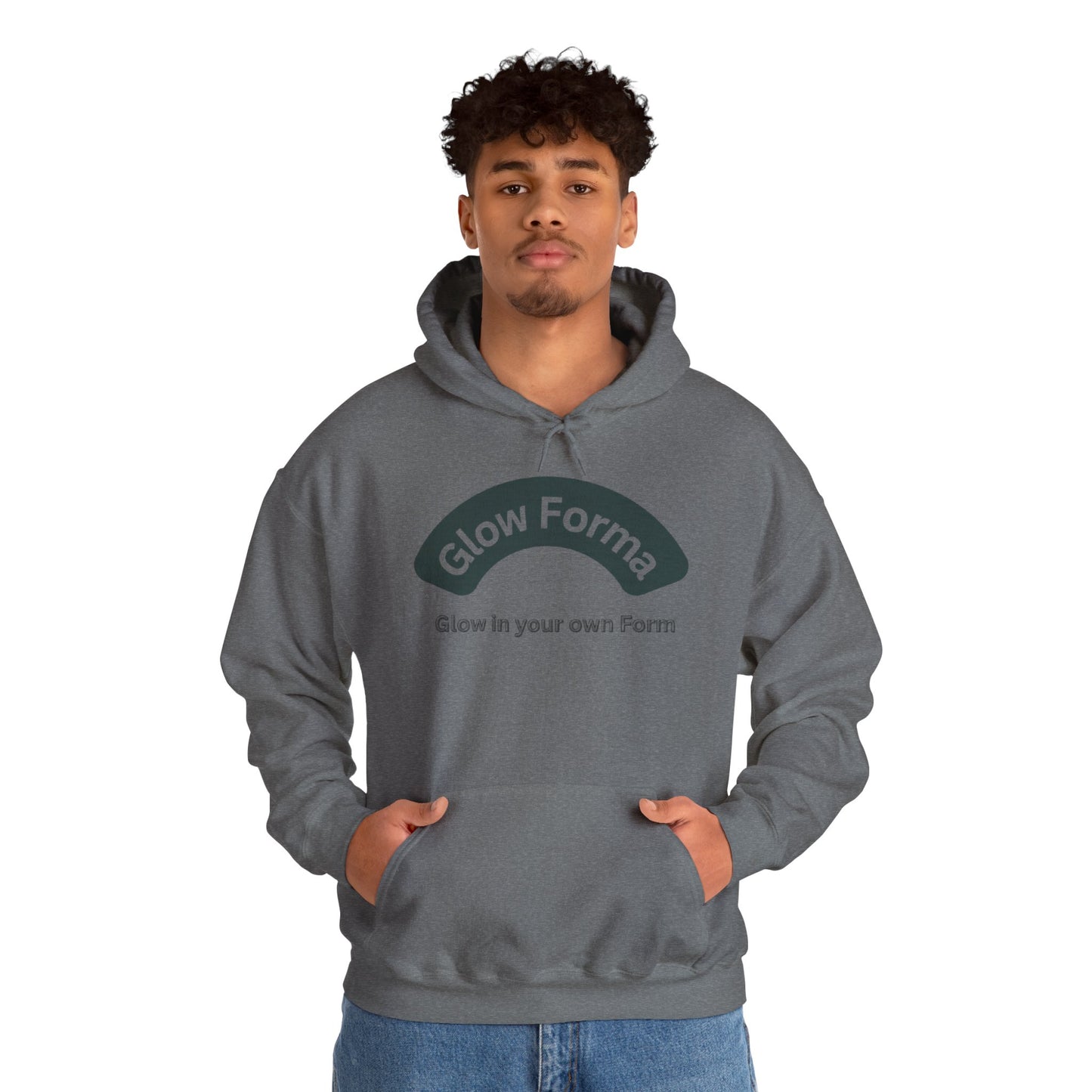 Glow Forma Unisex Heavy Blend™ Hooded Sweatshirt - Embrace Your Unique Glow