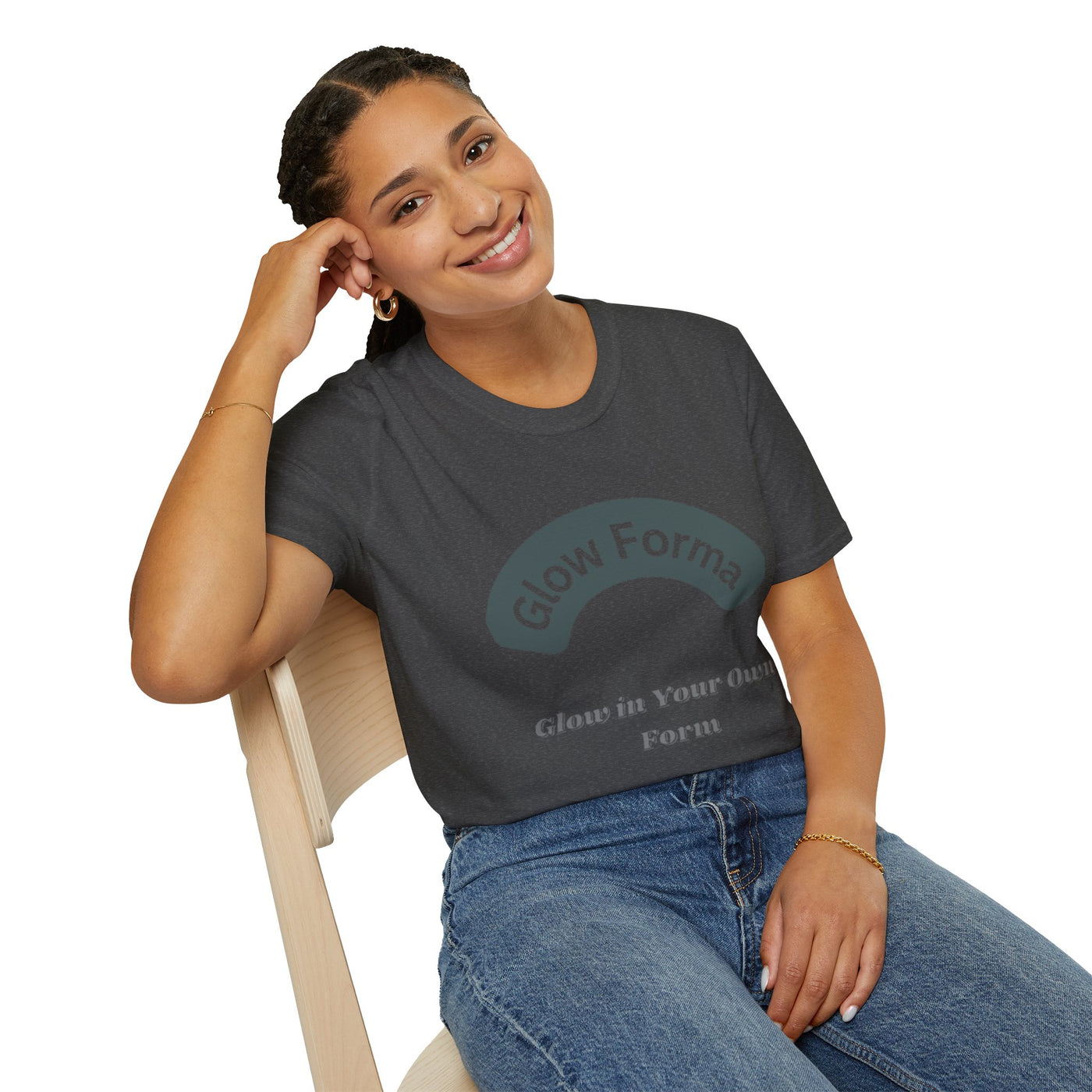 Glow Forma Unisex Softstyle T-Shirt – “Glow in Your Own Form”