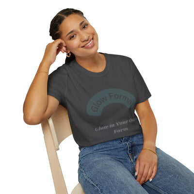 Glow Forma Unisex Softstyle T-Shirt – “Glow in Your Own Form”