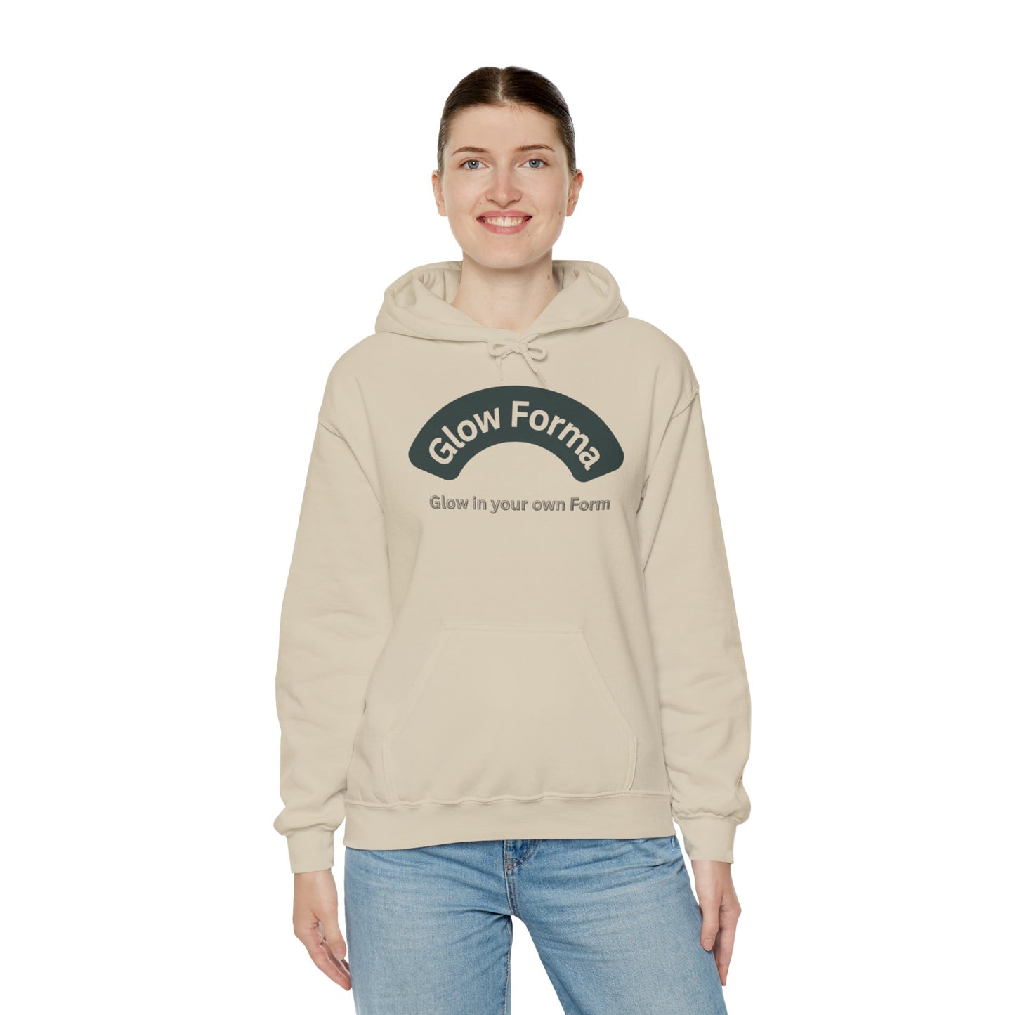 Glow Forma Unisex Heavy Blend™ Hooded Sweatshirt - Embrace Your Unique Glow