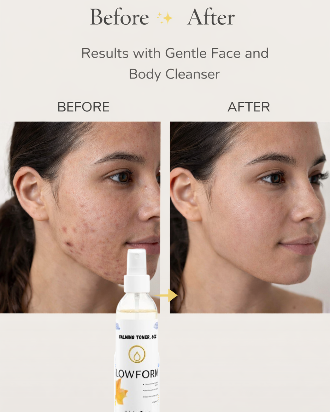 Gentle Face and Body Cleanser, 6oz