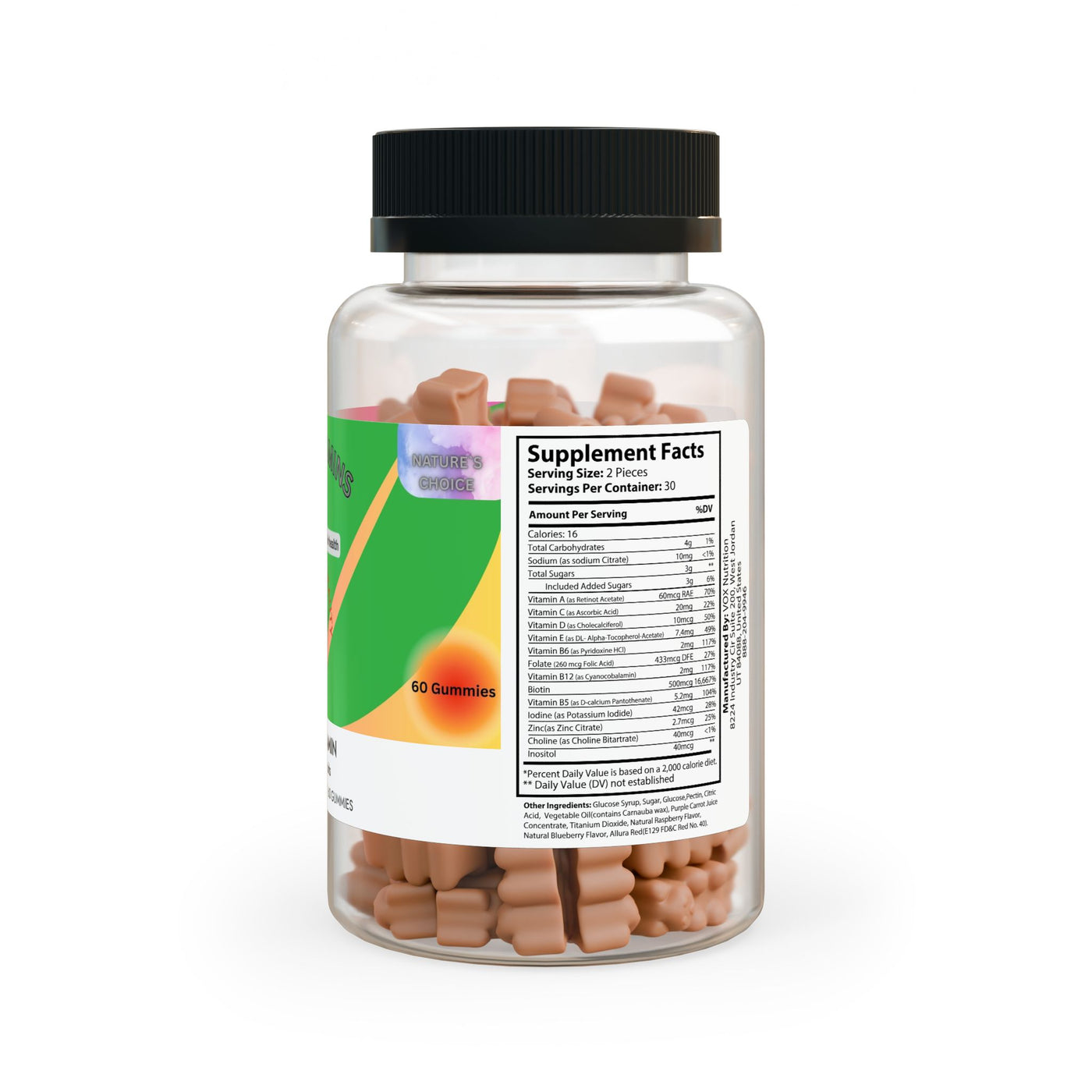 Hair Vitamin Gummies – 60 Count | Supports Healthy Hair & Strength