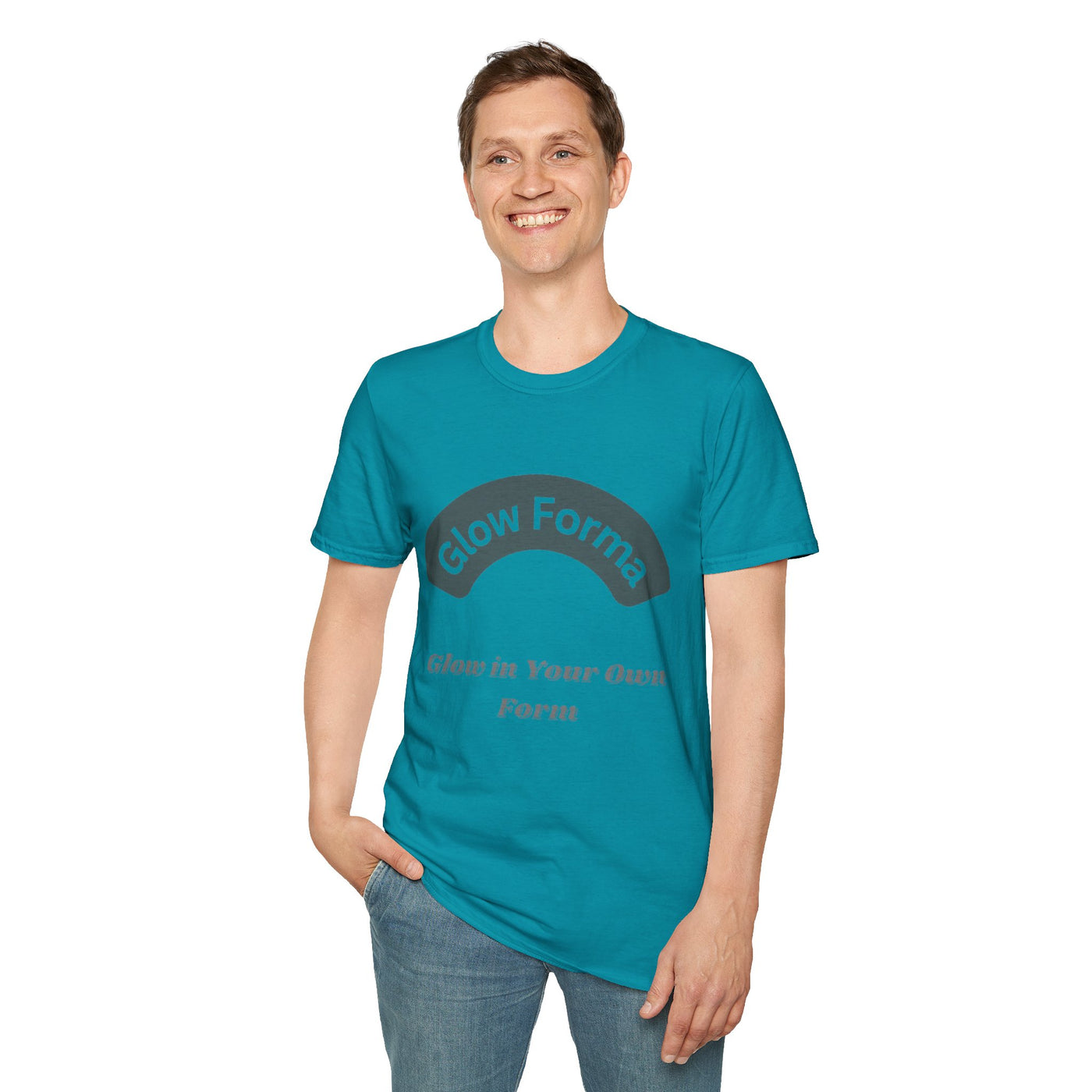 Glow Forma Unisex Softstyle T-Shirt – “Glow in Your Own Form”