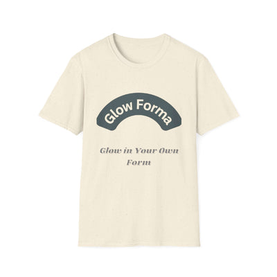 Glow Forma Unisex Softstyle T-Shirt – “Glow in Your Own Form”